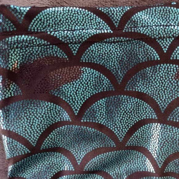 Laugh Out Loud Always Shimmer Mermaid Scales Leggings Size M - Picture 4 of 4